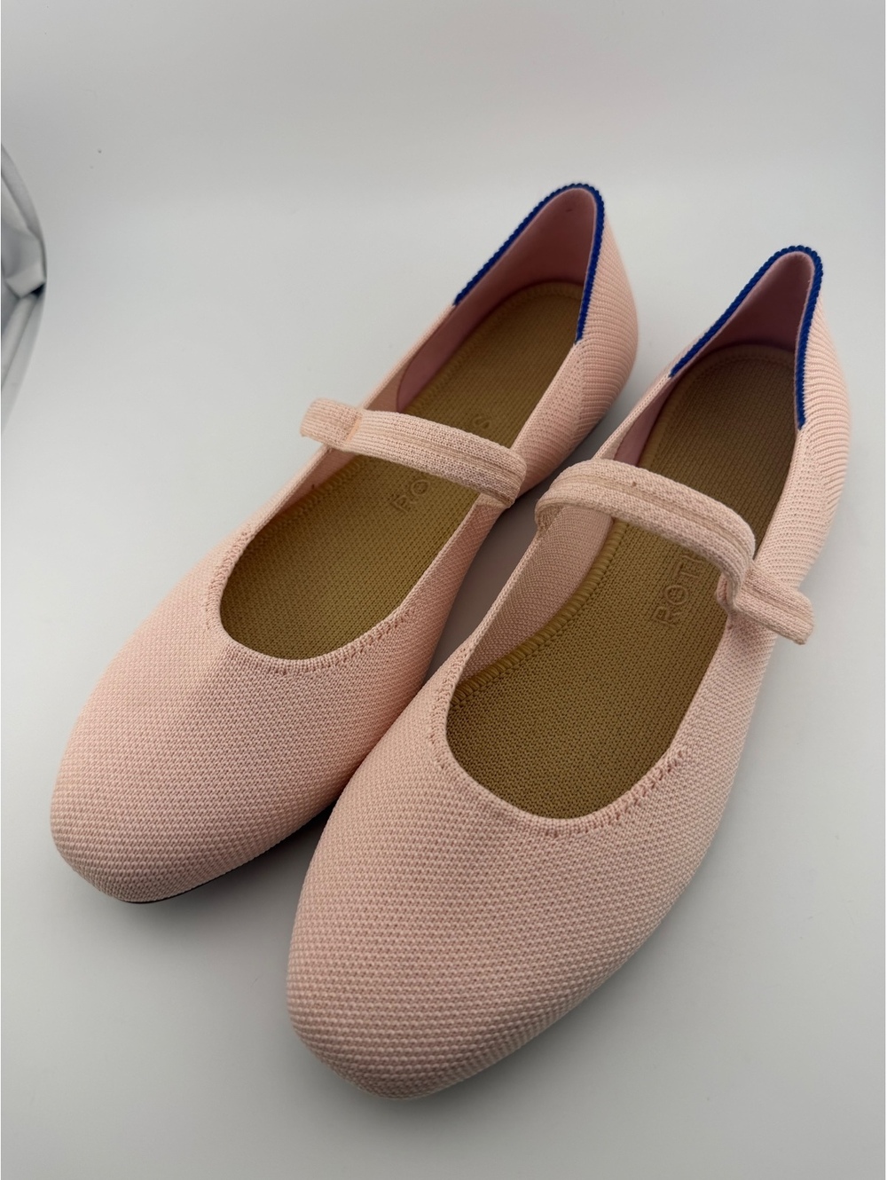 Rothy's The Square Mary Jane Flats - Bubbly Pink - Picture 6 of 7